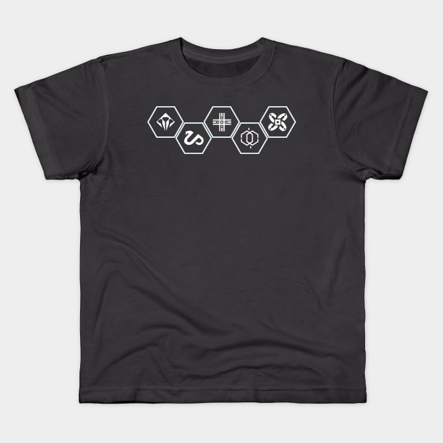 Corridors of Time - Symbolism Kids T-Shirt by jonrjones